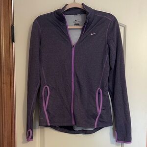 Nike Purple and Pink Athletic Jacket
